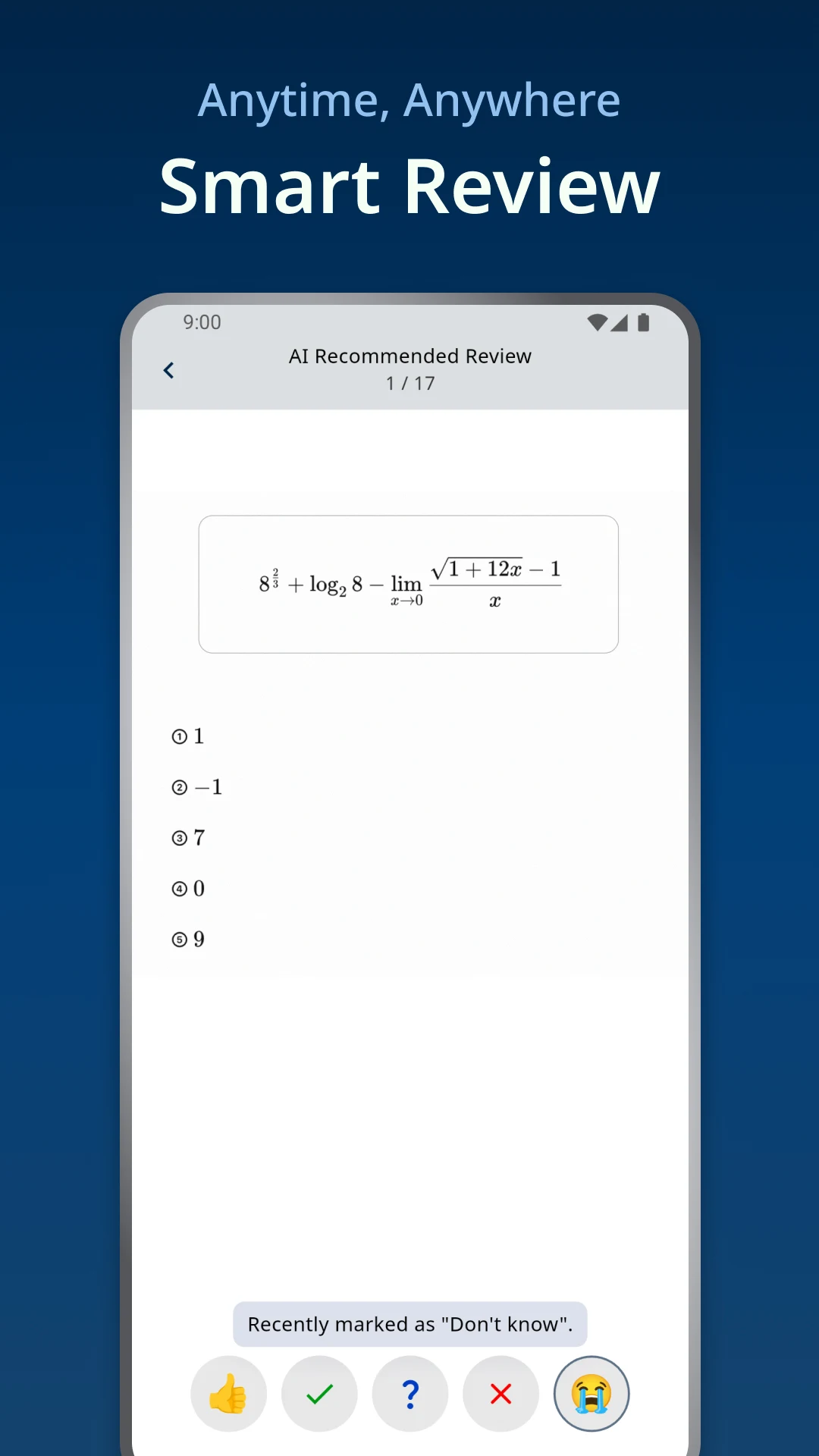 Missnote: Exam Mistake Log screenshot