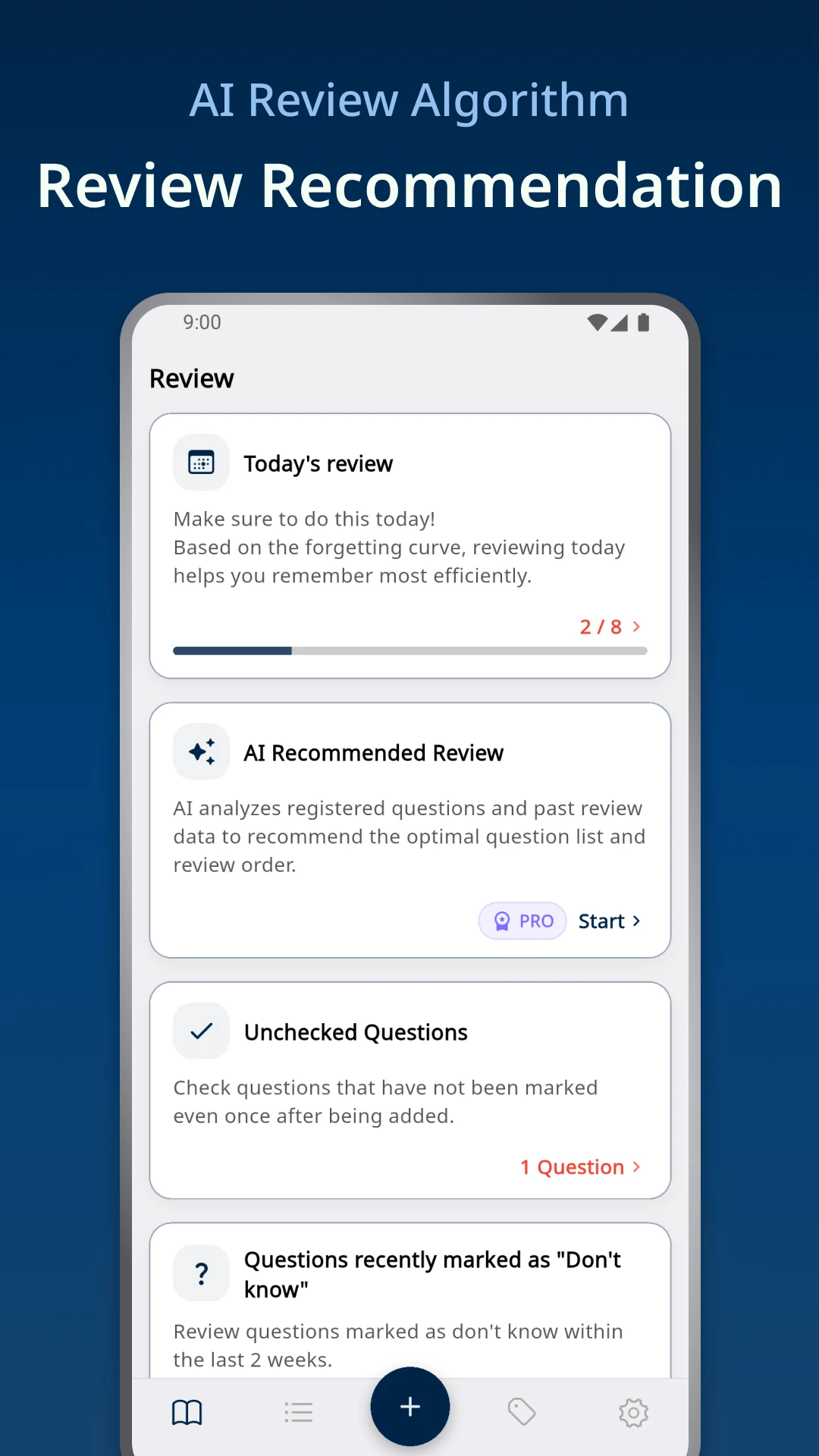 Missnote: Exam Mistake Log screenshot
